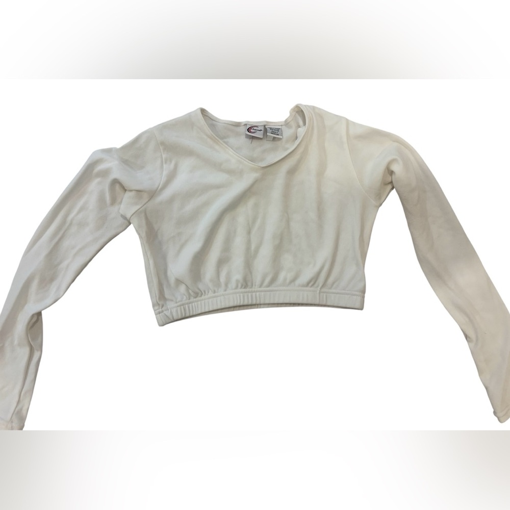 CHASSE Long-Sleeve CropTop for Dance/Cheer Active Wear 💚SALE 3/$25
